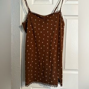 H&M Brown Floral Dress